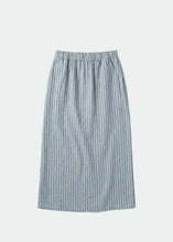 INDI&COLD CC947 STRIPED LINEN SKIRT - Ice