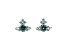 Vivienne Westwood Feodora Earrings -Mint Green / Platinum