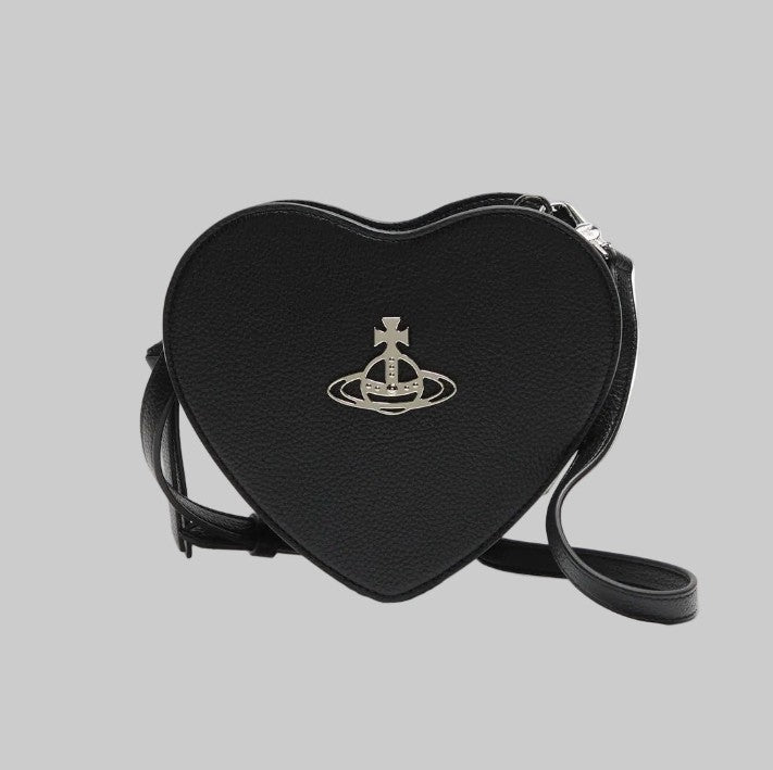 Vivienne Westwood Louise Heart Crossbody Black