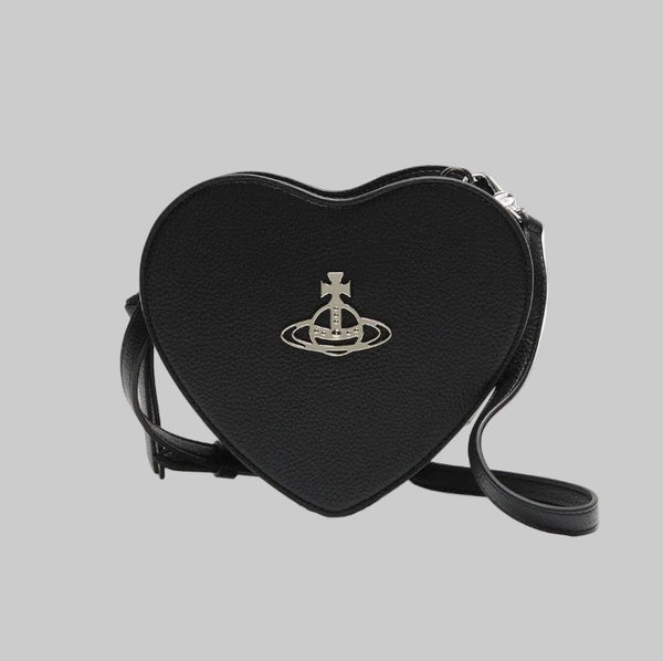 Vivienne Westwood Louise Heart Crossbody Black