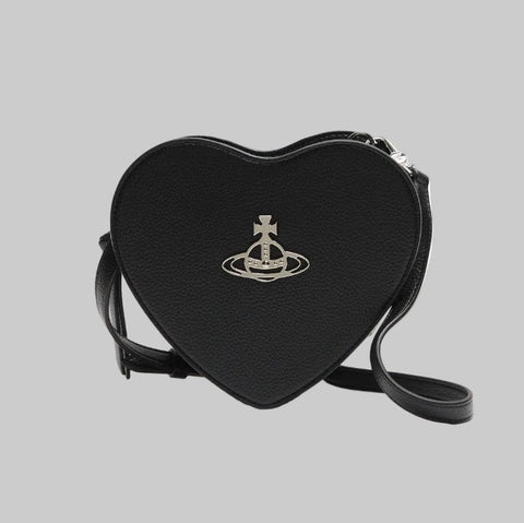 Vivienne Westwood Louise Heart Crossbody Black