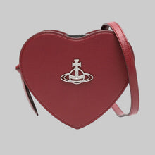 AW25 Vivienne Westwood Louise Heart Crossbody Red