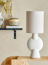 Sergio Table lamp, Nature, Stoneware