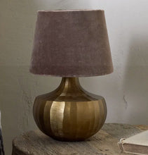 Sakiti Cast Aluminium Table Lamp and shade - Antique Brass