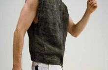 Transit Oversized zipped vest - Cold Dyed