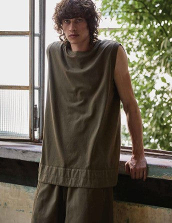 Andrea Ya’aqov Tank T-Shirt - 06 Military Green