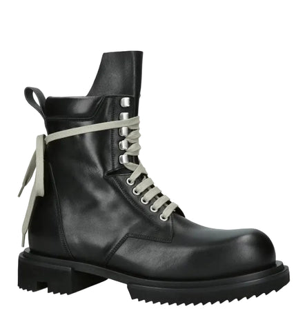 Rick Owens SS26 Temple Low Army Gabe boots/ Black