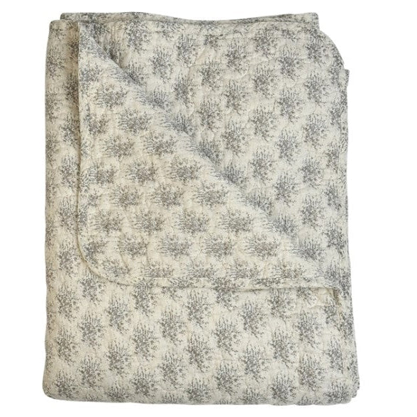 Maitri Quilt Ethnic, Dalia-Mineral Grey, 140x180 cm