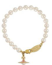 Vivienne Westwood Simonetta Pearl Bracelet Gold / Creamrose / Pink