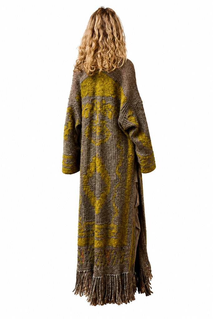 Mes Demoiselles Royel Mohair cardigan - Khaki