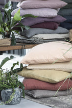 Cushion cover, Linen - malva