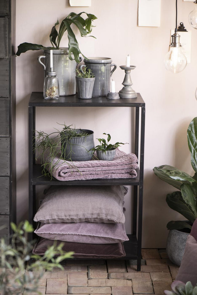 Cushion cover velvet malva