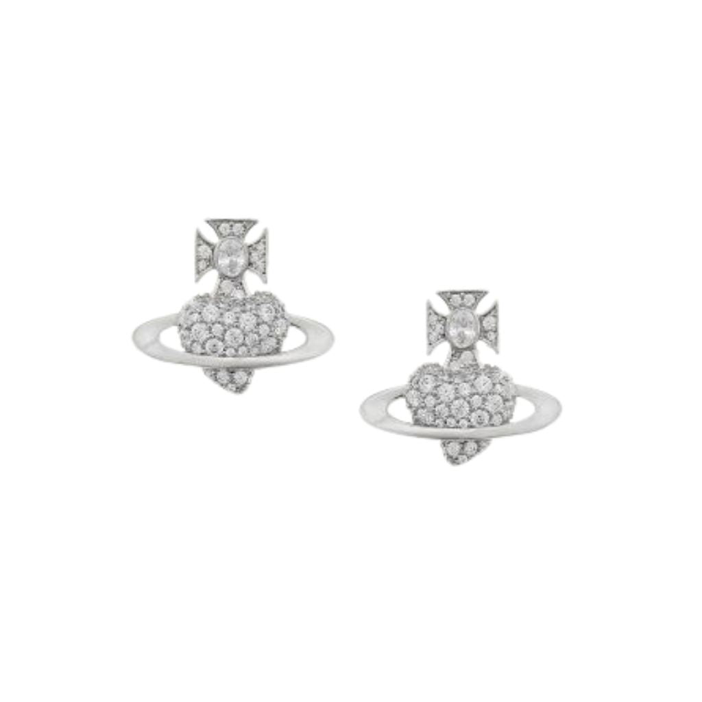 Vivienne Westwood Agnatha Earrings Platinum