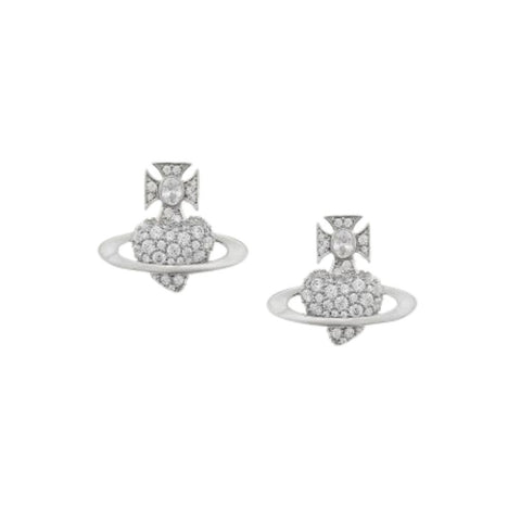 Vivienne Westwood Agnatha Earrings Platinum