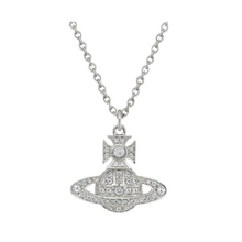 Vivienne Westwood Carmela Bas Relief Pendant Platinum