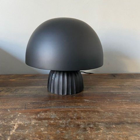 Vega mushroom lamp - antique black