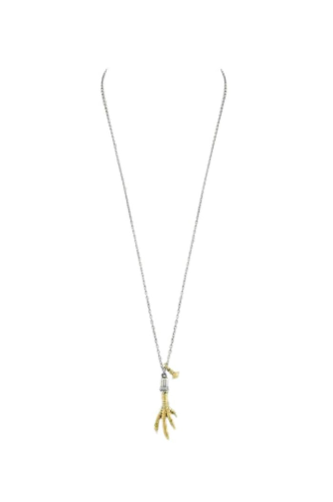 Vivienne Westwood Joselita Long Pendant Antique Gold / Platinum