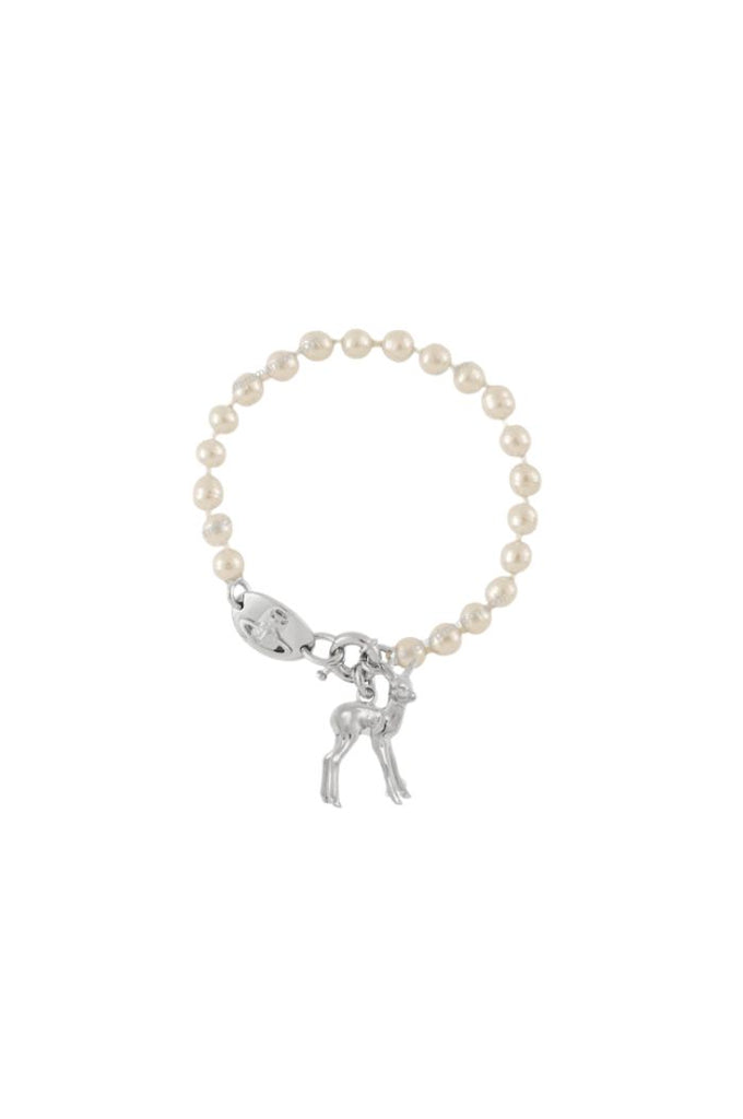 Vivienne Westwood Monette pearl bracelet platinum
