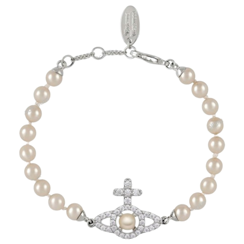 Vivienne Westwood Olympia Pearl Bracelet, Platinum