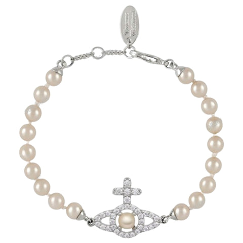 Vivienne Westwood Olympia Pearl Bracelet, Platinum