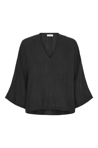 Venizia Blouse - Washed Black