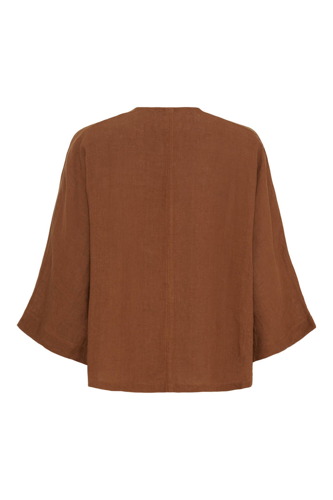Venizia Blouse - Cambridge Brown