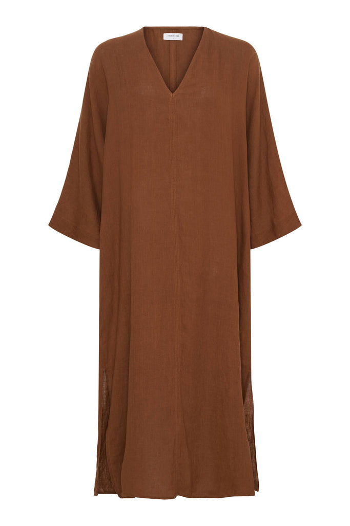 Venizia Dress- Cambridge Brown