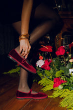 Lucrecia Mary Jane velvet shoes
