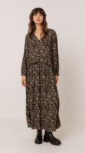 AW26 MAXI-VOLUME BOHO DRESS - BLACK