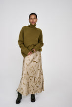 Rabens Saloner Celly Pure wool roll neck sweater I Fern green