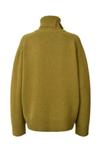 Rabens Saloner Celly Pure wool roll neck sweater I Fern green