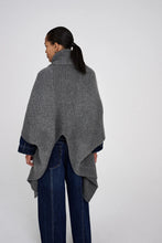 Rabens Saloner Sheep Knit Cape - Dorris Grey Melange