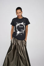 Rabens Saloner Ambla - Eclipsed print t-shirt faded black