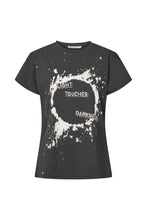 Rabens Saloner Ambla - Eclipsed print t-shirt faded black