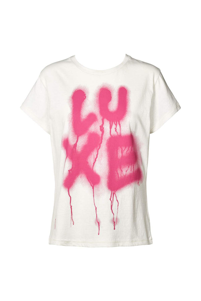 Rabens Saloner Ambla Luxe t-shirt I Pink