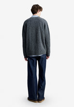 A.P.C. Mens CARDIGAN PIERRE Charcoal grey alpaca wool cardigan