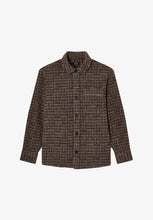 A.P.C. Mens SURCHEMISE BAPTISTE Thick burgundy overshirt