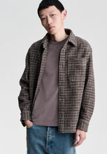 A.P.C. Mens SURCHEMISE BAPTISTE Thick burgundy overshirt