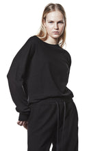 thom/krom AW25 W TS 592 sweat shirt black
