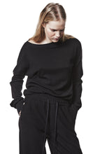 thom/krom AW25 W TS 592 sweat shirt black