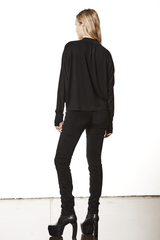 thom/krom AW25 W TS 602 sweatshirt black