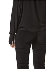 thom/krom AW25 W TS 602 sweatshirt black