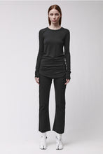 thom/krom W TS 652 Black Women T-shirt Worked