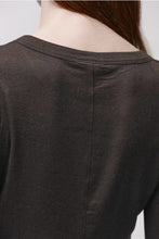 thom/krom W TS 652 Cold Brown Women T-shirt Worked