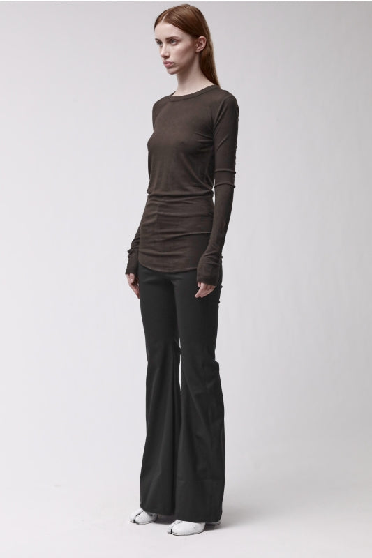 thom/krom W TS 652 Cold Brown Women T-shirt Worked