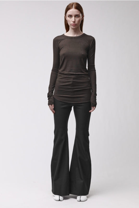 thom/krom W TS 652 Cold Brown Women T-shirt Worked