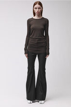thom/krom W TS 652 Cold Brown Women T-shirt Worked