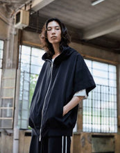 Andrea Ya’aqov Sleeveless Hoodie And Zip - 09 Black