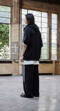 Andrea Ya’aqov Sleeveless Hoodie And Zip - 09 Black