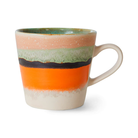 HK Living : 70s ceramics: cappuccino mug burst